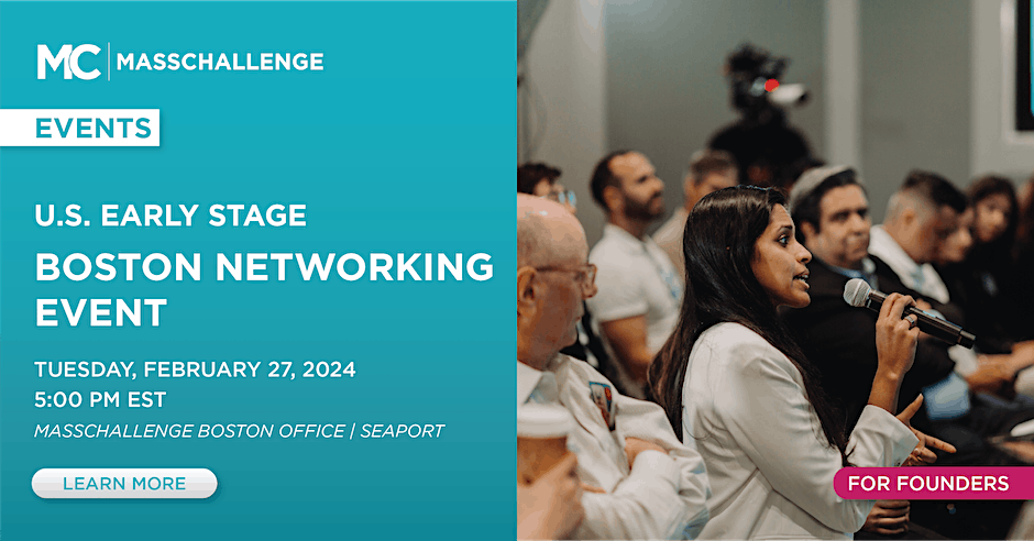 MassChallenge Networking Event banner