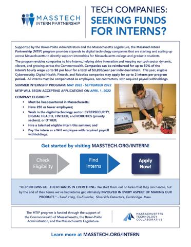 MassTech Intern Partnership One-pager cover-Download PDF