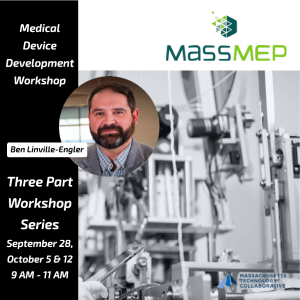 Medical Device Development Workshop - Three-Part Virtual Series Kicks Off on September 28th